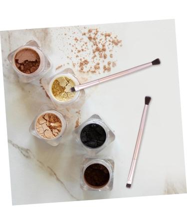 PLAFOPE 20pcs Double Brush Makeup Brush Eye Shadow Brush Double Head Eyeshadow Brush Miss Powder Cosmetic - Buy Online on SooperMarket.com