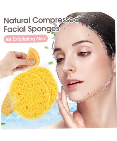 20 PCS Turmeric Cleansing Pads Reusable Facial Sponges Soft Absorbent Tumeric Pads Multipurpose Turmeric Face Pads for Daily Facial Cleansing Makeup Remover - Buy Online on SooperMarket.com