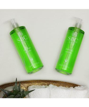 SBC Skincare Aloe Vera Hand Wash Cooling pH Balanced Wash with Aloe Vera and Cucumber Vegan Friendly (300ml) - Buy Online on SooperMarket.com