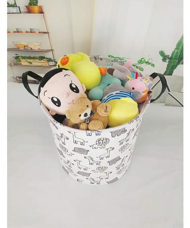 MAIZMZ Large Waterproof Animal-themed Storage Bin - Ideal for Laundry, Toys, and College Dorms - Yellow - Lightweight and Durable - Buy Online on SooperMarket.com