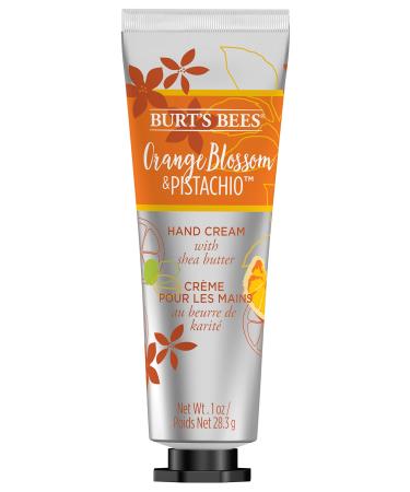 Burts Bees Orange Blossom & Pistachio Hand Cream with Shea Butter  1 Oz (Package May Vary) Orange Blossom & Pistachio 1 Ounce (Pack of 1)