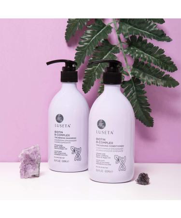Luseta Biotin B-Complex Thickening Shampoo | Hair Growth Treatment with Caffeine & Argan Oil | For All Hair Types | 33.8oz - Buy Online on SooperMarket.com