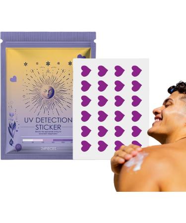 Virtcooy UV Detection Patches - Sunblock Patches | Sunscreen Reminder Stickers Know When to Re-Apply Sunscreen Sun Patch for Sunscreen love - Buy Online on SooperMarket.com