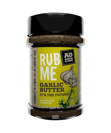 Angus & Oink | Garlic Butter Rub | Garlic and Herb Powder Seasoning Rub | Perfect For Chicken Fries and Potatoes | Gluten-Free No Preservatives | 200g