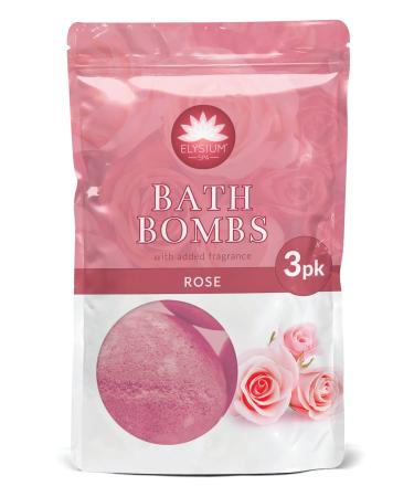 Elysium Spa Bath Bombs 3 X 50G (Rose)