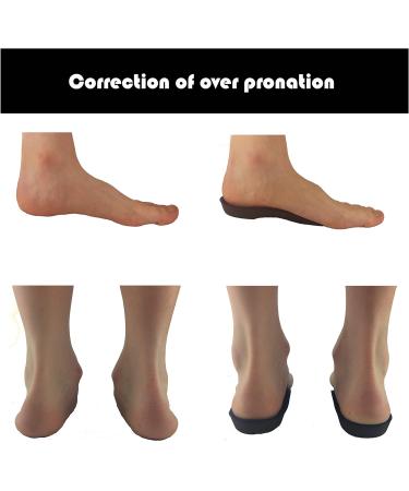 Orthotic Insoles for Plantar Fasciitis & Achilles Tendonitis - Arch Support for Flat Feet - Reduce Heel, Knee & Back Pain - 1 Pair for Men, Women & Kids - Buy Online on SooperMarket.com