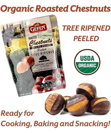 Gefen Whole Chestnuts 150g | Roasted & Peeled Ready-to-Eat Low Fat - Buy Online on SooperMarket.com