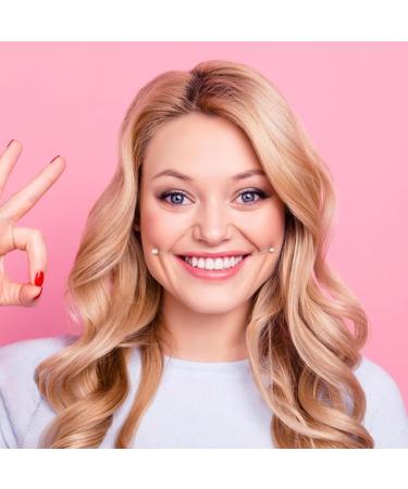 Dimple Trainer | Dimple Makers | Face Muscle Trainer | Stainless Steel Rustproof Smile Exercisers | Women Men Smile Correctors | Facial Beauty Training Tool For Working Reading (Sliver) - Buy Online on SooperMarket.com
