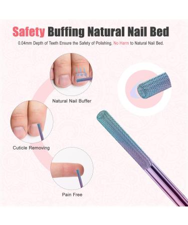 Depvko Nature Nail Buffer Bit - 3/32 Professional Cuticle Remover & Safety Carbide Drill for At-Home Manicures - Two Way Rotate Perfect for Nail Techs - Buy Online on SooperMarket.com