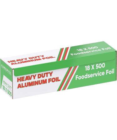 Ox Plastics Freedom Aluminum Foil Wrap | Heavy-Duty 22 Microns 18x500 Ft | Commercial Grade for Food Service | Ideal for Cooking, Roasting, Baking, BBQ & Parties | 1 Pack - Buy Online on SooperMarket.com