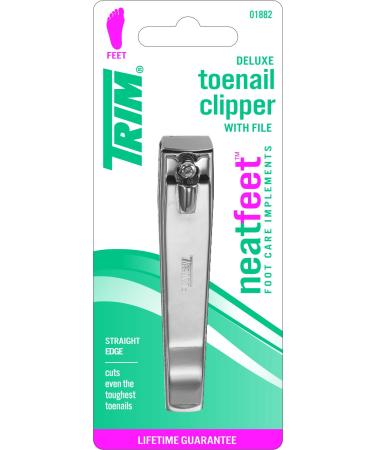 Trim Straight Edge Toenail Clipper with File  0.94 Ounce