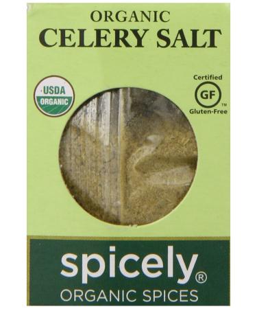 Spicely Organic Celery Salt (0.50 OZ ecoBox) 0.5 Ounce (Pack of 1)