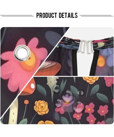 Kigai Mushroom Flower Barber Cape - Professional Waterproof Hair Cutting Cape for Men & Women | Adjustable Snap Closure Hairdressing Cape - Buy Online on SooperMarket.com