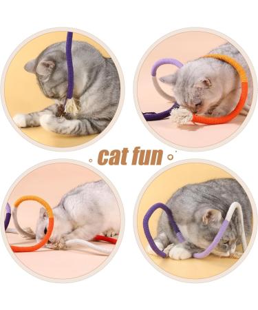 YANGCHUN Catnip Toy Bundle: Interactive Chew Rope for Indoor Cats - Natural Catnip Fillings, Teeth Cleaning and Stress Relief - 3 Pcs - Buy Online on SooperMarket.com