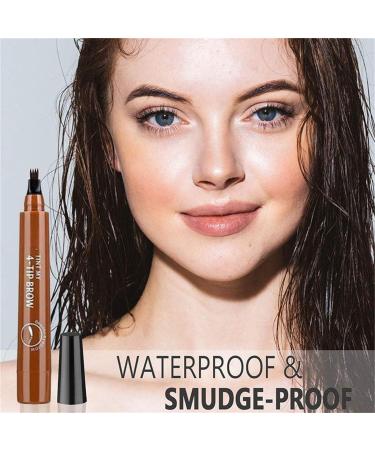 Glowly Secret Eyebrow Pen Glowly Secret Waterproof Natural Eyebrow Pen Glowly Secret 4 Tipped Precise Brow Pen 3D Microblading 4-Tip Eyebrow Pen Eyebrow Contouring Pen (01#+03#) - Buy Online on SooperMarket.com