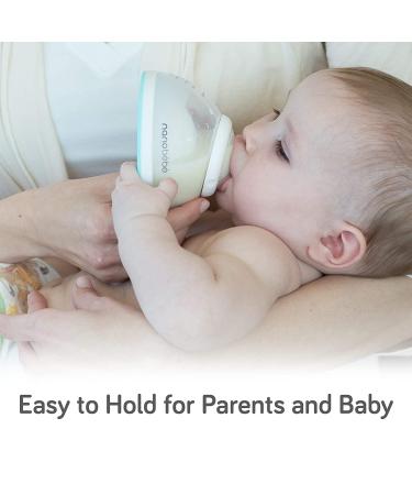 Nanobebe Transition Bottle Stage 2 Teal 3 Pack 8 oz (240 ml) Each - Buy Online on SooperMarket.com