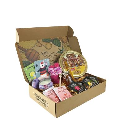 Get Well Soon Gifts for Women - Care Package for Women Stress Relief - Get Well Soon Gift Basket for Women After Surgery - Encouragement & Feel Better Soon Gifts for Women (Social Distance Hug)