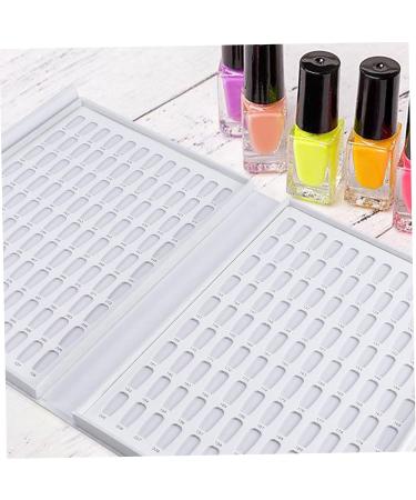 minkissy 216 Nail Color Card Nail Polish Card Nail Color Book Display Card White Manicure medium White - Buy Online on SooperMarket.com