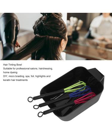 Hair Tinting Bowl Color Mixing Kit Coloring Dye Tool with Mixer Professional Salon Hair Dye Mixing Bowl for Hair Coloring Bleaching and DIY Hair Dyeing - Buy Online on SooperMarket.com