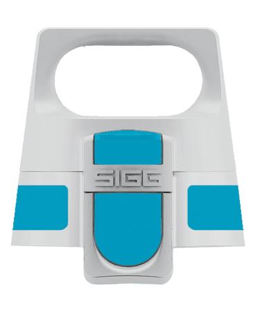 SIGG WMB One Top closure (one size) spare parts for Sigg drinking bottles one -handed usable & leak -proof lock with silicone seal 13 Aqua