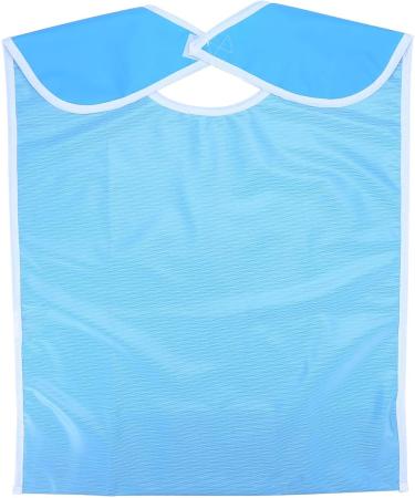 Adult Bibs Waterproof Adult Elder Mealtime Bib Clothes Clothing Protector Dining Aid a Perfect Item for the Adult and the Elder Who Lack Ability to Have Meal Reusable(Sky blue) - Buy Online on SooperMarket.com