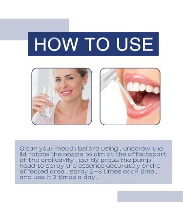 Herbal Oral Care Spray - Natural Mouth Health Relief for Toothache and Gum Pain - 2 Pack (20ML each) - Buy Online on SooperMarket.com