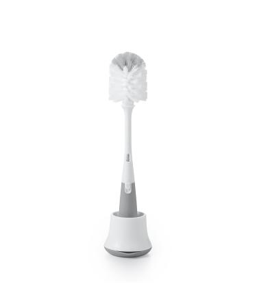 OXO Tot Bottle Brush with Nipple Cleaner and Stand - Gray