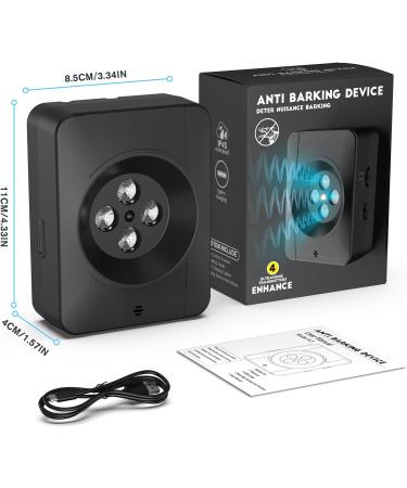 Anti-Bark Devices for Dogs | Rechargeable 4 Transmitters & 33ft Ultrasound Control | Safe for Small to Large Dogs - Buy Online on SooperMarket.com