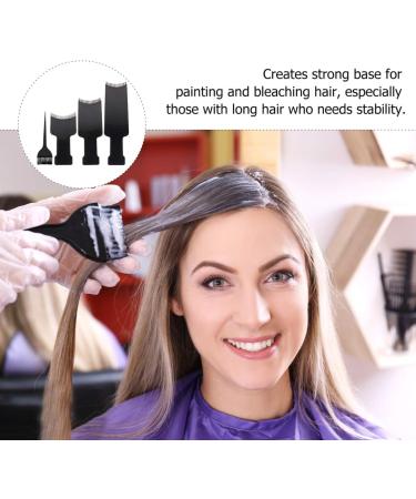 KALLORY Hair Dye Tools: Highlighting Board & Brush Kit for Hair Coloring - 4 Pcs Set, 32x10x1.3cm - Black - Buy Online on SooperMarket.com