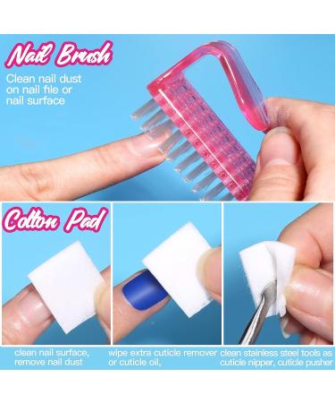 FANDAMEI Cuticle Remover Tools Kit - Professional Nail Care Set with Cuticle Softener, Nippers, Pusher, Oil, Buffer, Brush & Cotton Pad - Buy Online on SooperMarket.com