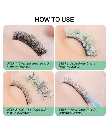 LASHVIEW Eyelash Extension Remover Cream 5g - Professional Glue Remover with Natural Pigment - Fast Dissolution for Eyelash Extension Supplies - Buy Online on SooperMarket.com