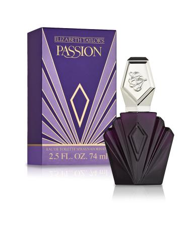 Women's Perfume by Elizabeth Taylor, Passion, Eau De Toilette EDT Spray, 2.5 Fl Oz Spray, 2.5 Oz