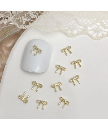 3D Metal Embellishments 20pcs Bowknot Decorations For Individual Styles 03 White K - Buy Online on SooperMarket.com