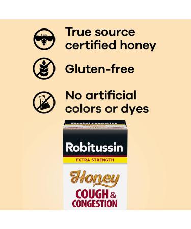 Robitussin Extra Strength Honey Cough & Congestion Syrup 230 mL - Buy Online on SooperMarket.com