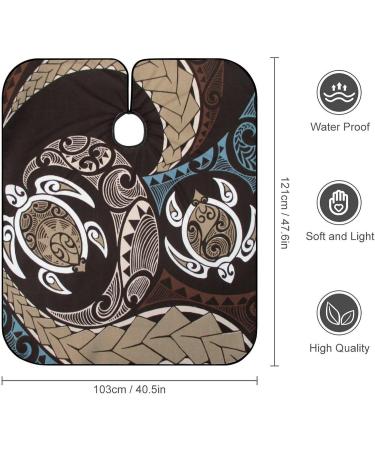 Hawaiian Honu Sea Turtle Barber Cape | Cute Hair Cutting Apron for Kids - Professional Quality - Buy Online on SooperMarket.com