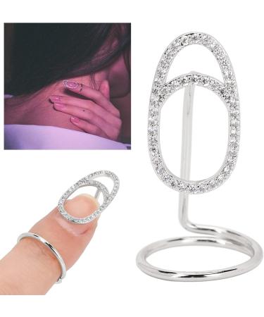 Fingernail Rings Women Exquisite Fashionable Finger Nail Cover Rings Nail Art Decoration Finger Nail Rings Vintage Nail Cover Rings Index Finger Nail Jewelry Decorations Ornament for(3043 Platinum) - Buy Online on SooperMarket.com
