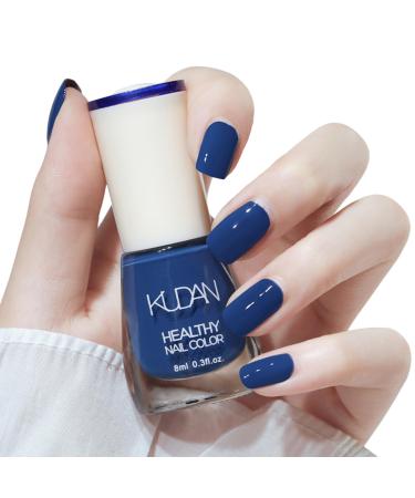 TBeautfave Blue Nail Polish Quick Dry Nail Polish Long Lasting Nail Varnish Pastel Nail Polish Non-Toxic Water Based Formula Nail Polish Blue for DIY Nail Art