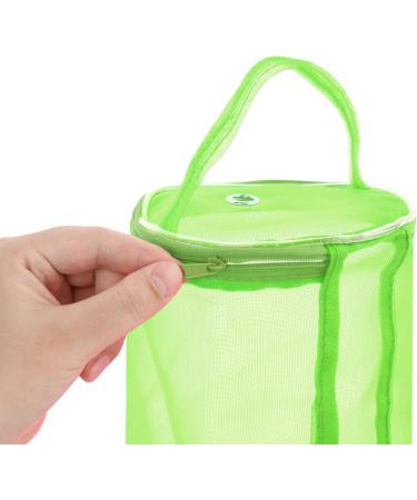 2-Piece Empty Yarn Storage Bags Set - Mini Mesh Holder & Organizer for Knitting, Crochet, and Sewing Accessories - Light Green Tote Bag - Buy Online on SooperMarket.com