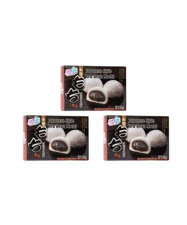 Yuki & Love Red Bean Mochi 210g Daifuku (Pack of 3) by CNMART