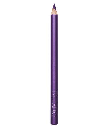 Palladio Wooden Eyeliner Pencil  Thin Pencil Shape  Easy Application  Firm yet Smooth Formula  Perfectly Outlined Eyes  Contour and Line  Long Lasting  Rich Pigment  Electric Purple Electric Purple 1 Count (Pack of 1)