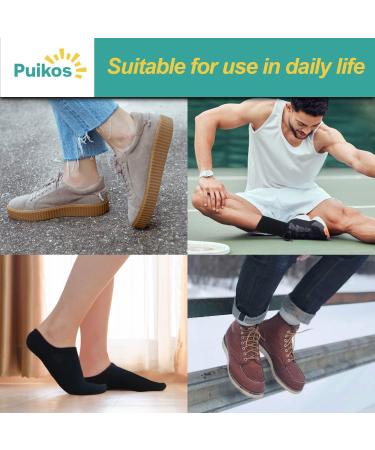 Puikos Moisturizing Gel Heel Sleeves for Cracked Feet - Overnight Treatment for Dry Heels - Men and Women's Heel Repair Socks - Buy Online on SooperMarket.com