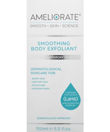 AMELIORATE Smoothing Body Exfoliant 150ml - Hydrating Formula for KP, Normal, and Dry Skin | Dermatologist Approved | Grapefruit and Orange | 150 ml - Buy Online on SooperMarket.com