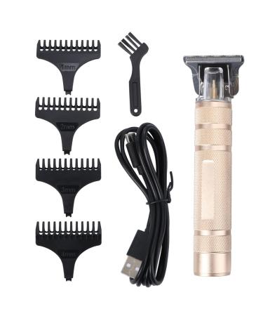 NOLITOY Golden Professional Hair Trimmer Barber Supplies Haircut Supplies Goldendoodle s Barbering Supplies Mute Hair Clipper Cordless Fader Hairdressing Tool Clippers Man 14.5X4.2X2.5cm Golden