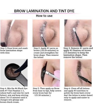 Joyeee 2 In1 Eyelash and Brow Lamination Kit Professional Eyelash Eyebrow Lift Kit Lash Lift and Tint Kit Semi-Permanent Curling Perming Wave Suitable For Home Salon Use - Buy Online on SooperMarket.com
