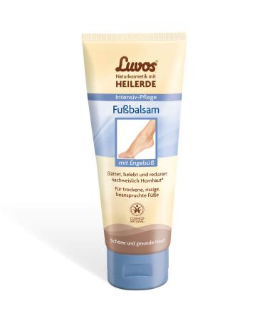 Luvos Healing Clay Foot Cream Vegan Cosmetics Intensive Care Callus Cream 1 x 75 ml