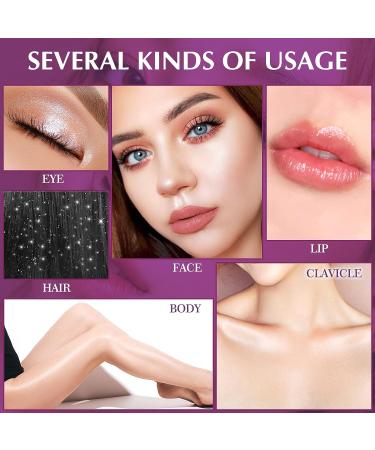 Ofanyia Highlighter Powder Stick - Sparkle & Shine for Face, Eyes, Lips & Body (02 White) - Buy Online on SooperMarket.com