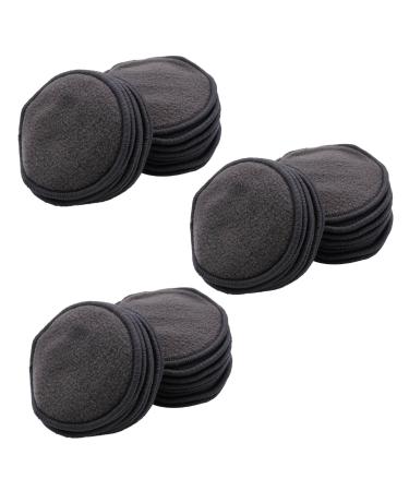 Baglaum 48Pcs Reusable Bamboo Cotton Make Up Remover Pads Washable Triple Layer Facial Skin Care Wipe Pads Cleaning Pad with Bag