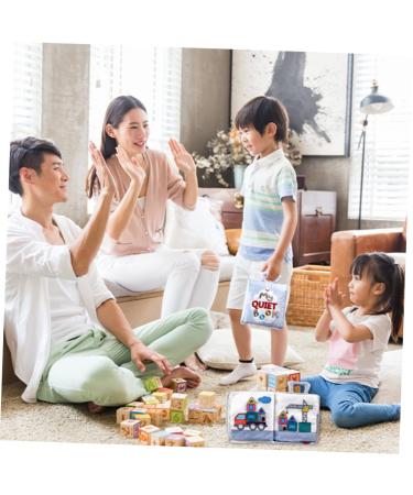 Buy Abaodam 4-Piece Functional Book Travel Toys - Interactive Busy Books for Toddlers & Babies - Soft Fabric Educational Toys - Buy Online on SooperMarket.com