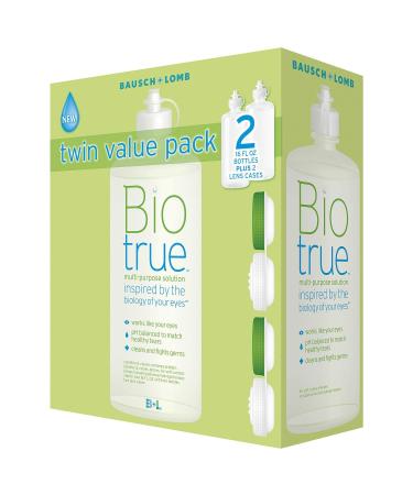 Biotrue Multi-Purpose Solution, 16 oz Twin Pack
