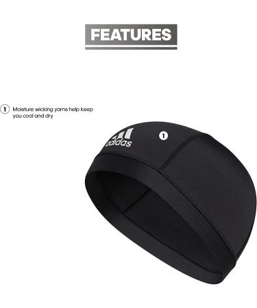 adidas Aeroready Black Football Skull Cap - One Size - Buy Online on SooperMarket.com